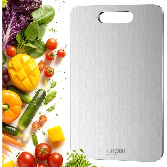 SUFKODU Other - SUFKODU Titanium (1) Cutting Board Kitchen Food Gr. Antimicrobial Handle